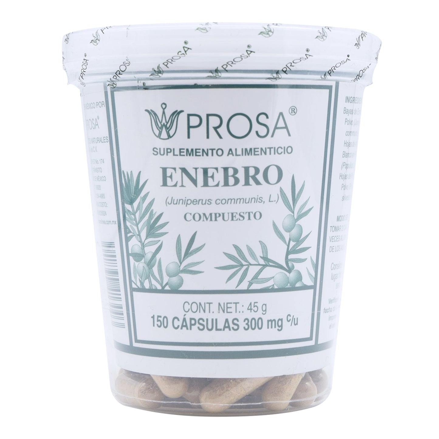 Enebro Reforzado 150 Cápsulas (PROSA)
