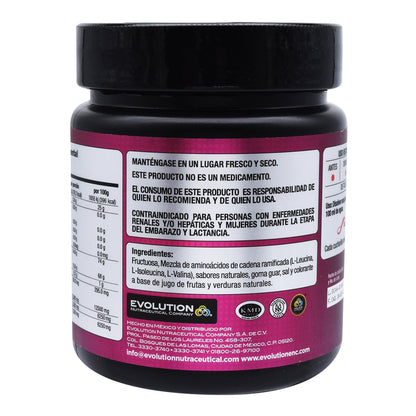 Aminoacidos Bccas Arandano Frambuesa 500 G (EVOLUTION)
