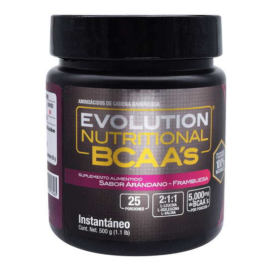 Aminoacidos Bccas Arandano Frambuesa 500 G (EVOLUTION)