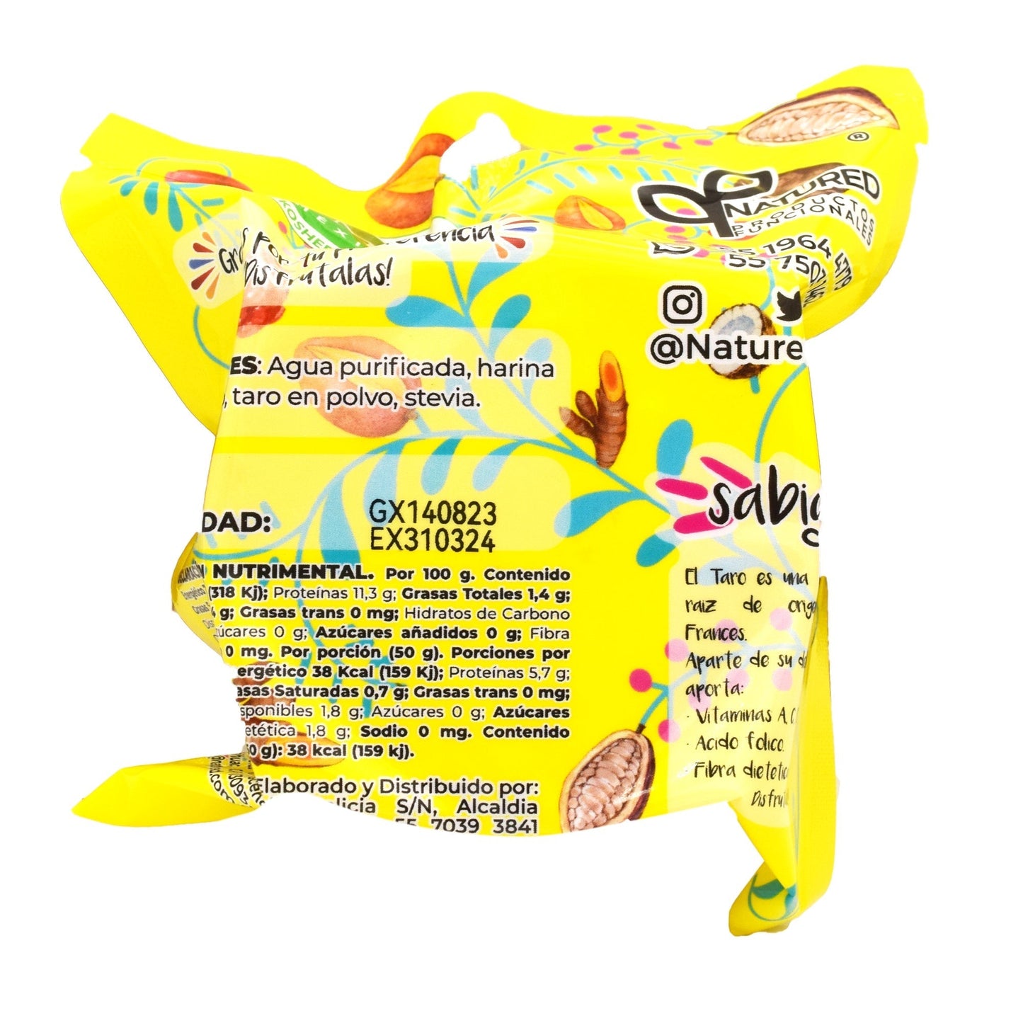 Obleas De Amaranto Con Taro 50 G (Caja 12) (NATURED)