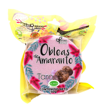 Obleas De Amaranto Con Taro 50 G (Caja 12) (NATURED)