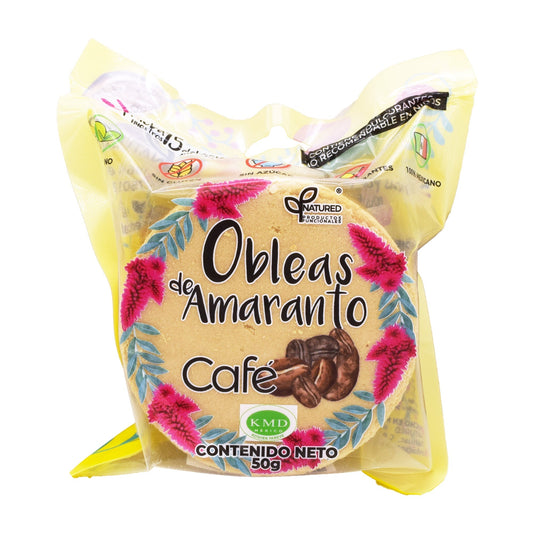 Obleas De Amaranto Con Cafe 50 G (Caja 12) (NATURED)