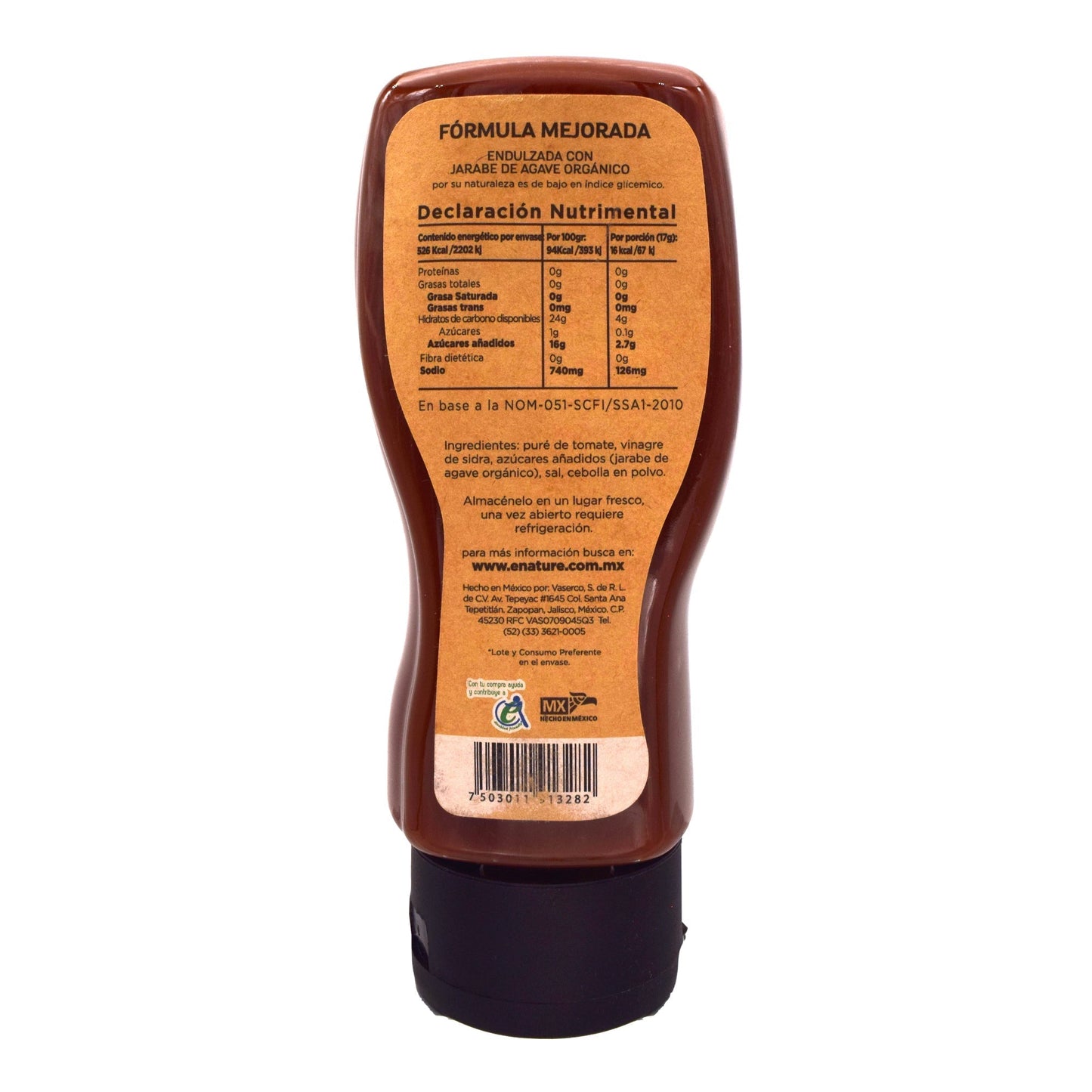 Catsup Sin Azucar 560 G (E-NATURE)
