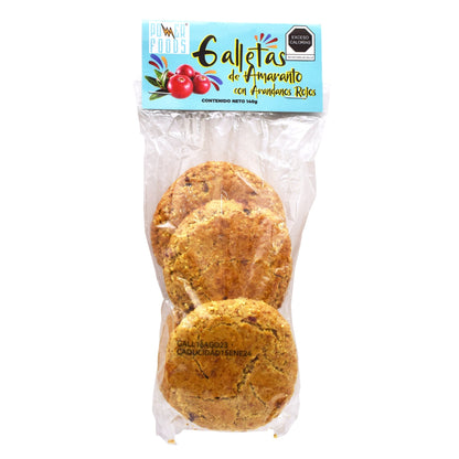 Galletas De Amaranto Con Arandanos 140 G (Caja 12) (POWER FOODS)