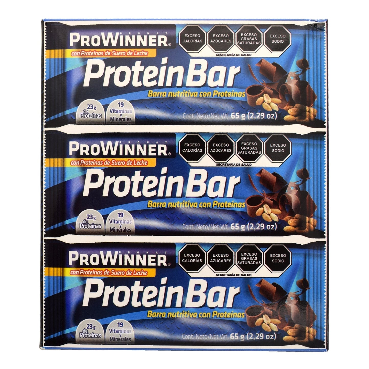Barra Protein 65 G (Paquete 6) (PROWINNER)