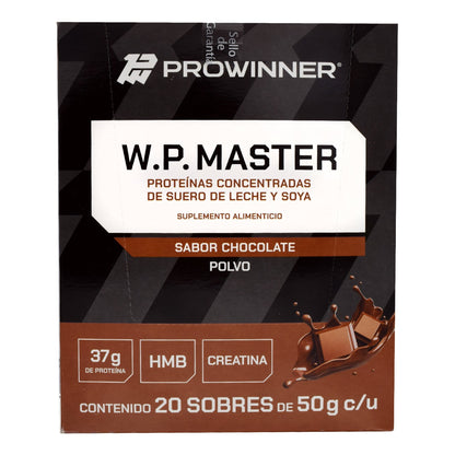 Proteina Wp Master Chocolate Sobre 50 G (Paquete 20) (PROWINNER)