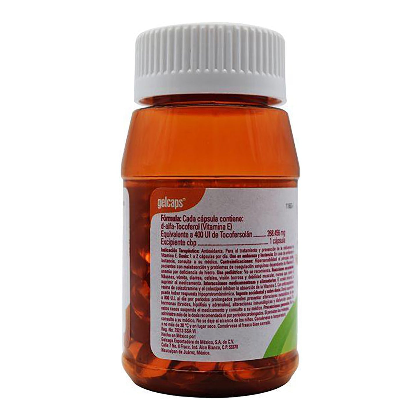 Vitamina E 400 Natural 60 Cápsulas (GELCAPS)