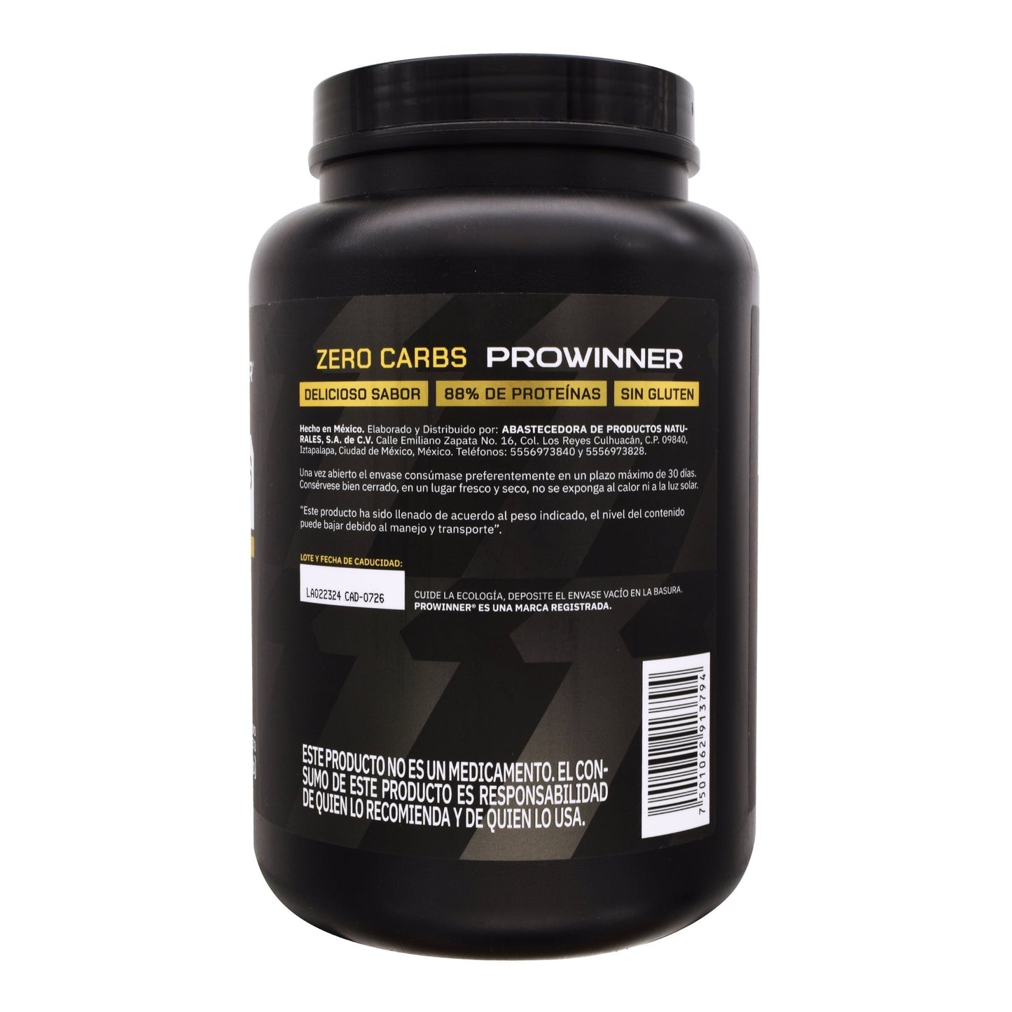 Zero Carbs Vainilla 1 Kg (PROWINNER)