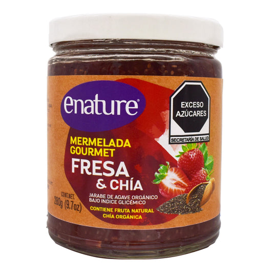 Mermelada Fresa Chia  280 G (E-NATURE)