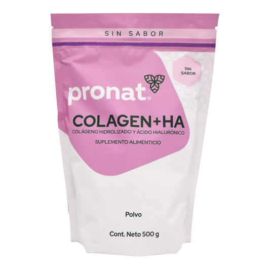 Colageno Hidrolizado Acido Hialuronico 500 G (PRONAT)