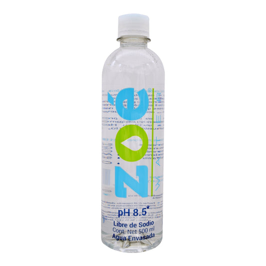 Agua Alcalina Ionizada 500 Mililitros (ZOE)
