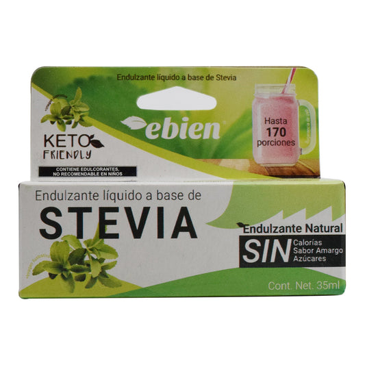 Stevia Liquida Gotero 35 Mililitros (EBIEN)