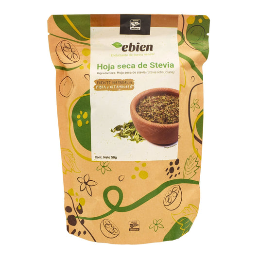 Hoja De Stevia Deshidratada 50 G (EBIEN)