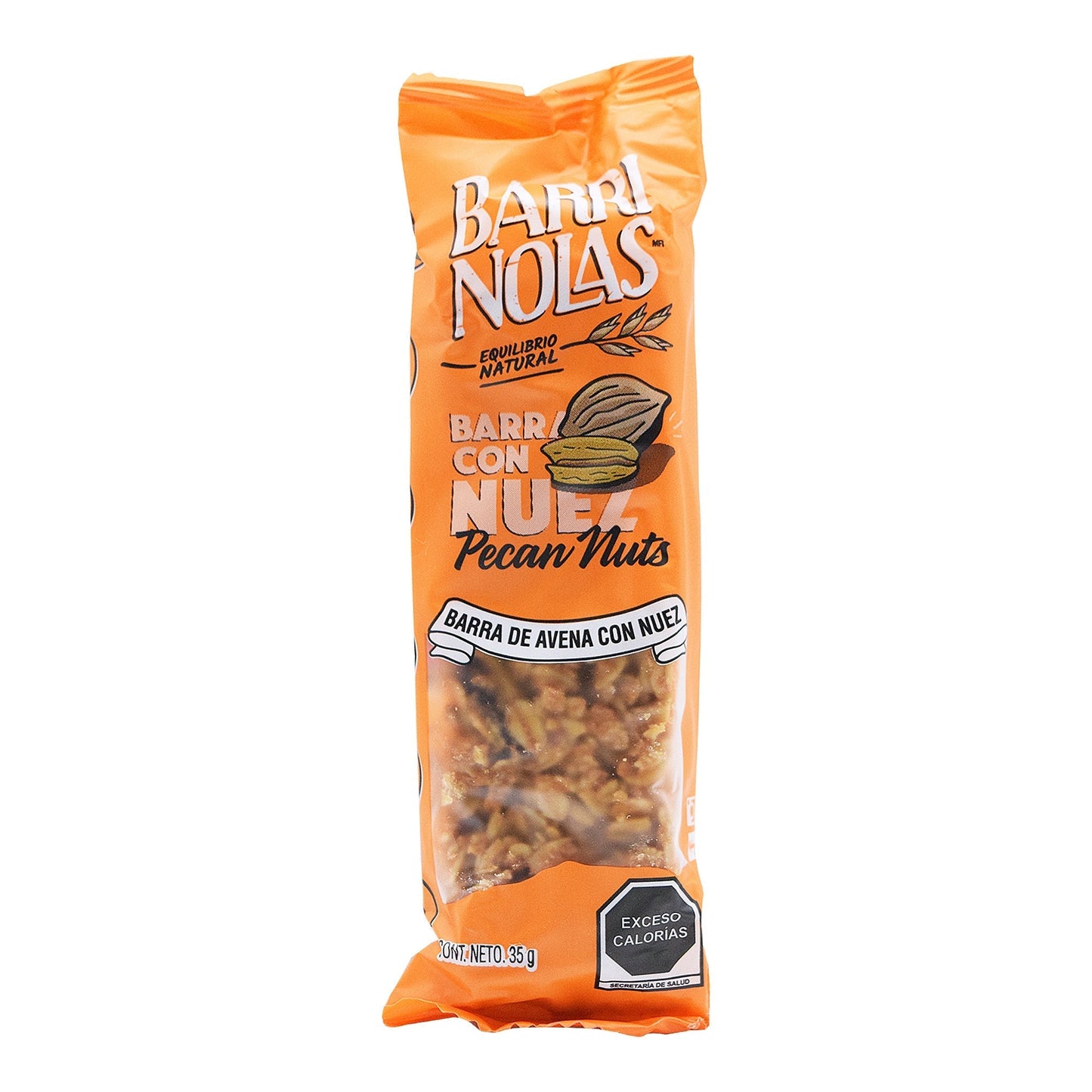 Barra Con Nuez 35 G (Paquete 10) (BARRINOLAS)