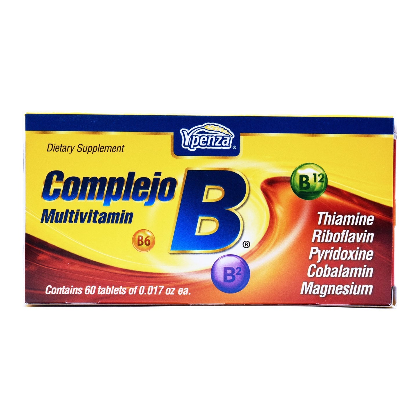 Complejo B 60 Tab 500 Miligramos (YPENZA)