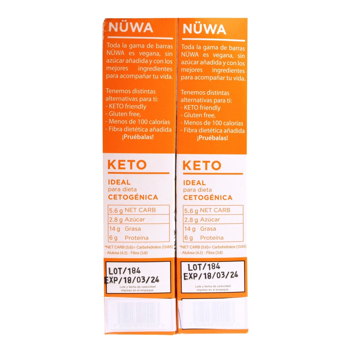 Barra De Superfoods Coco Nuez Almendra 30 G (Paquete 8) (NUWA)
