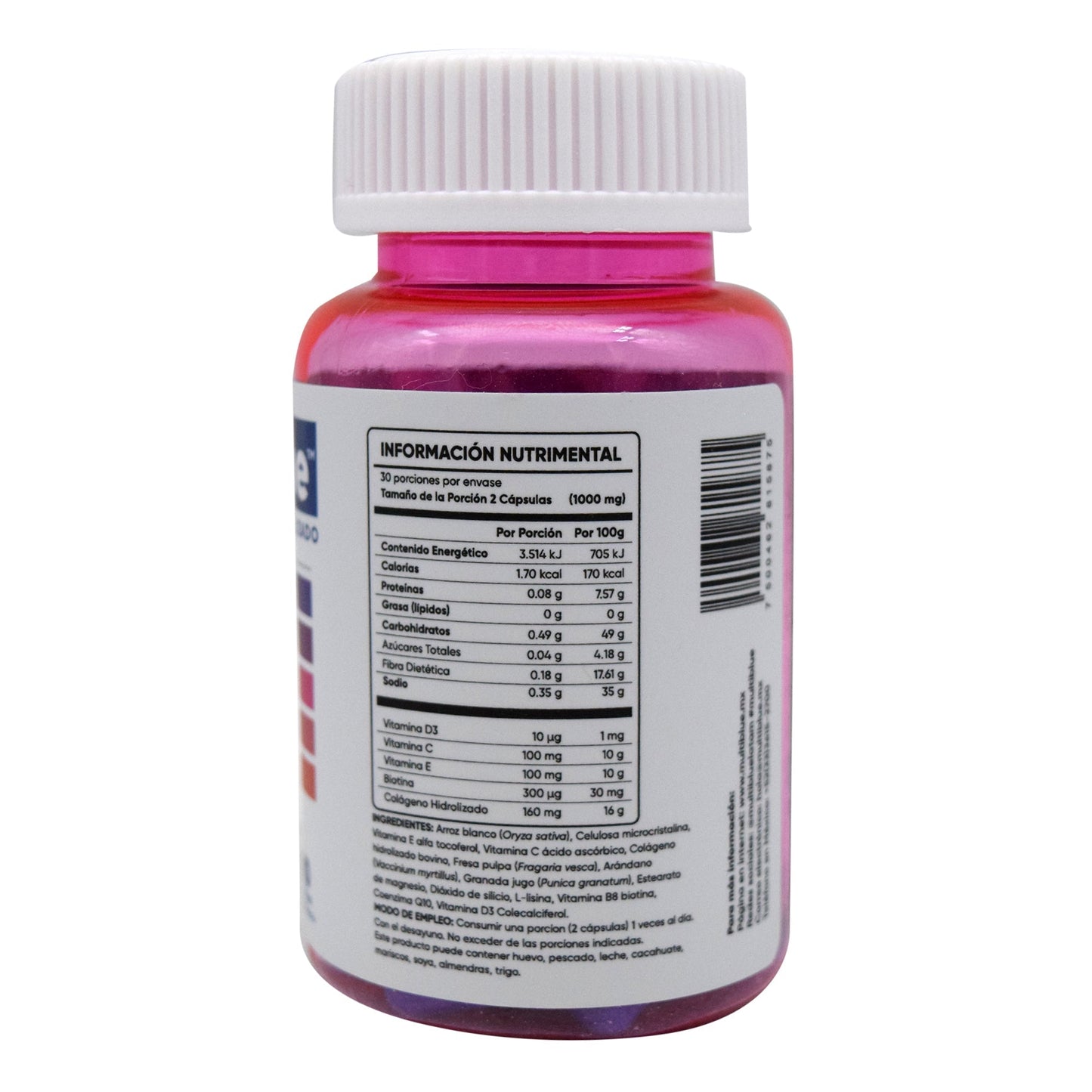 Multivitaminico Mujer 60 Cápsulas (MULTIBLUE)