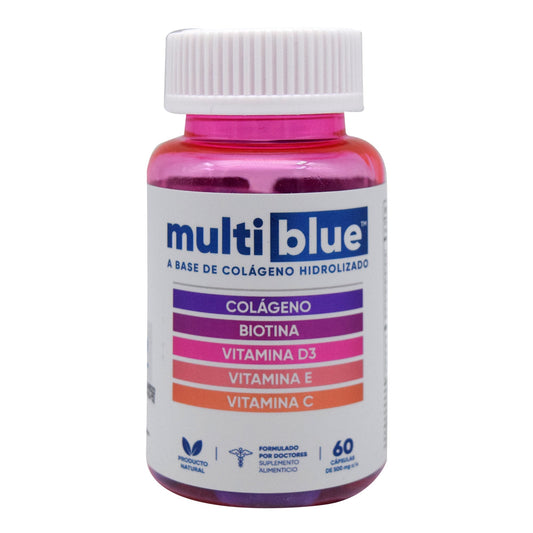 Multivitaminico Mujer 60 Cápsulas (MULTIBLUE)