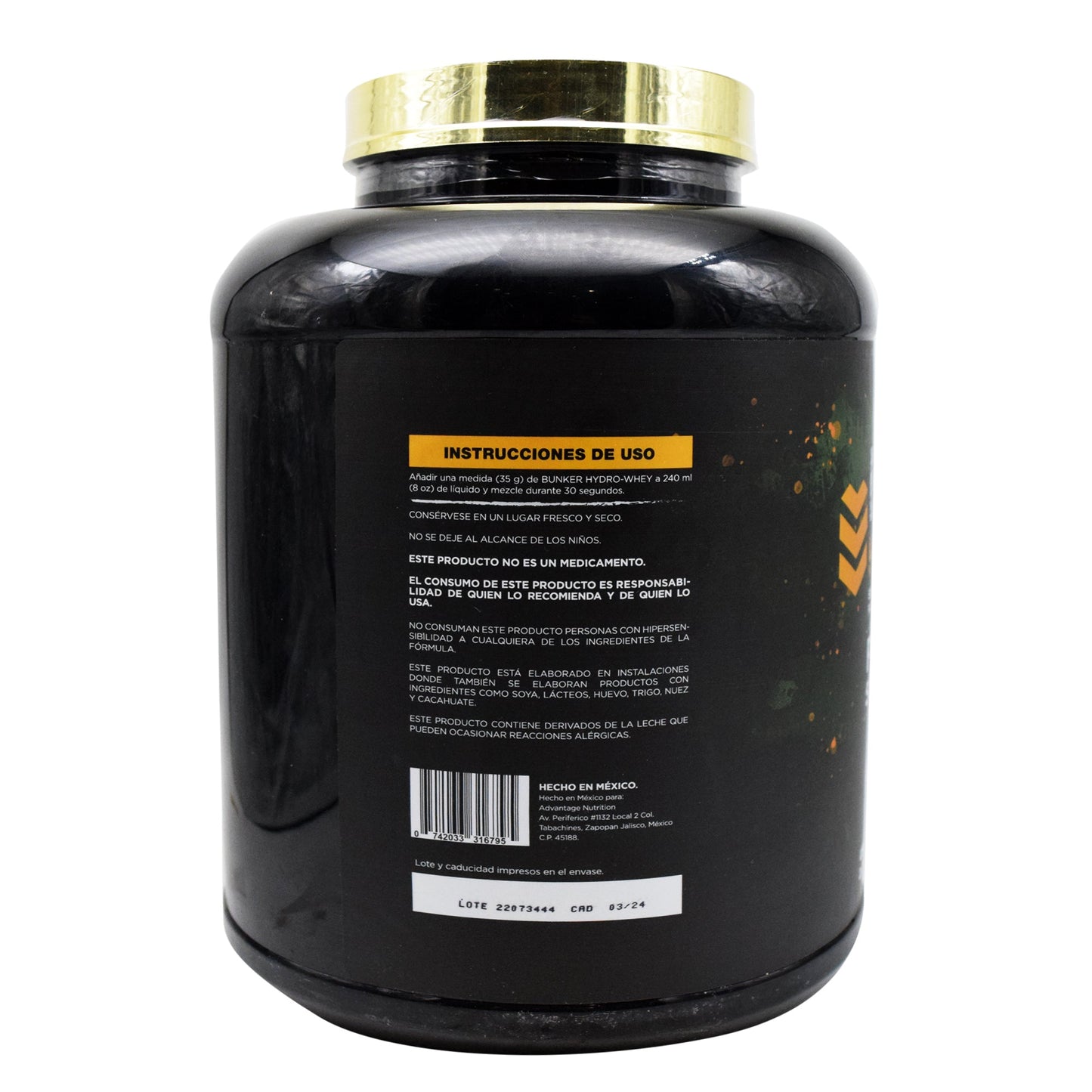 Hydro Whey Chocolate 5 Lbs (BUNKER NUTRITION)