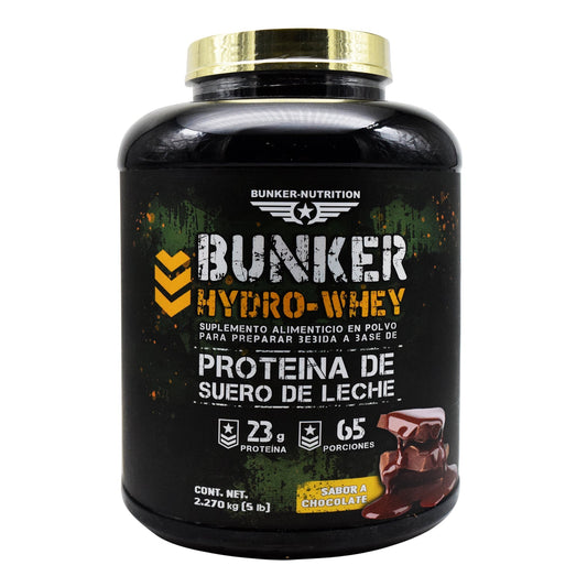 Hydro Whey Chocolate 5 Lbs (BUNKER NUTRITION)
