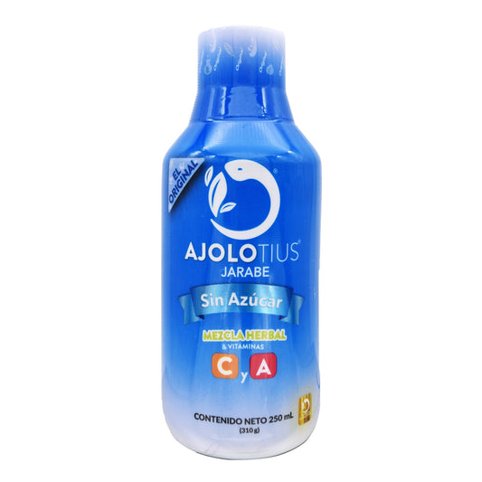 Jarabe De Ajolotius Sin Azucar 250 Mililitros (AJOLOTIUS)