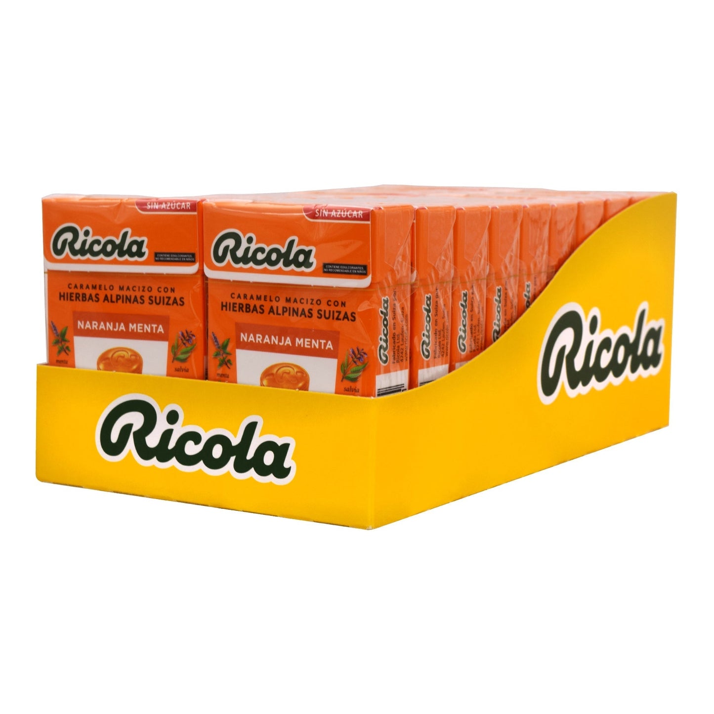 Caramelo Naranja Menta 11 Pz (Paquete 20) (RICOLA)