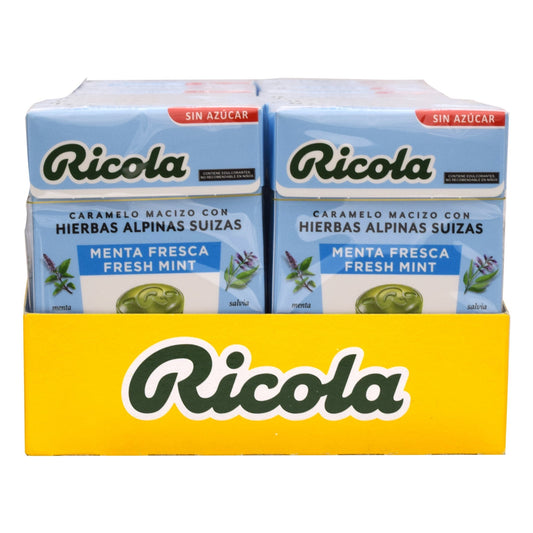 Caramelo Menta Fresca 11 Pz (Paquete 20) (RICOLA)