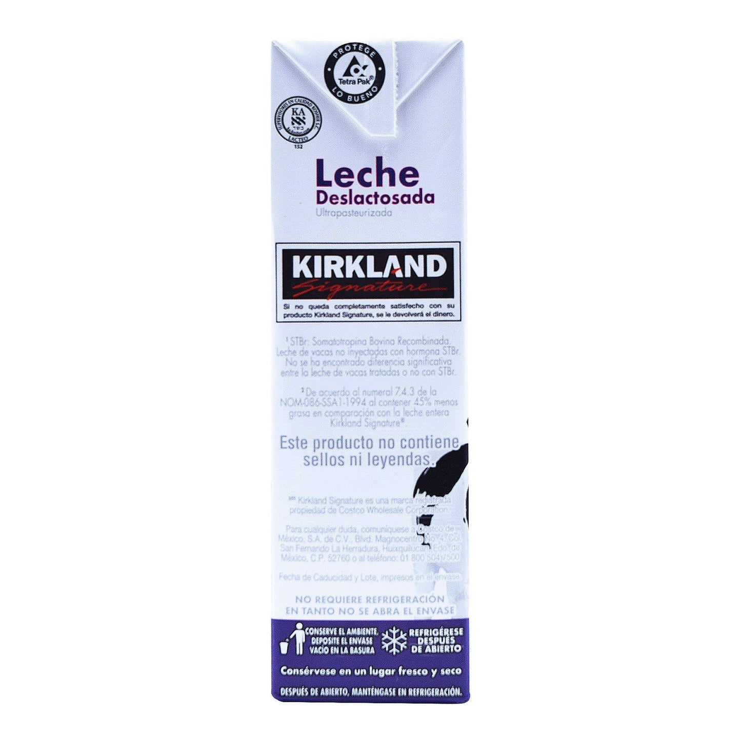 Leche Deslactosada Ultrapasteurizada 1 L (KIRKLAND)