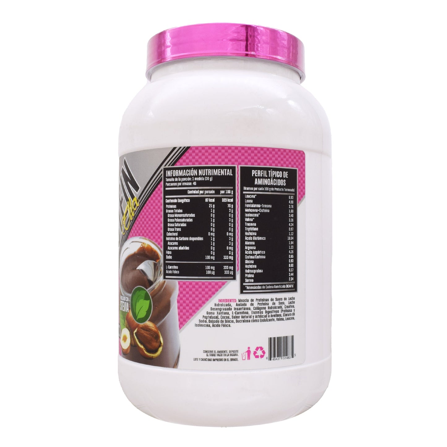 Whey Protein Ella 5 En 1 Chocolate Avellana 3 Lbs (ADVANCE NUTRITION)
