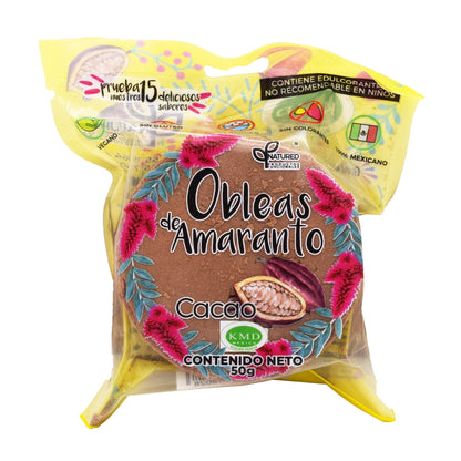 Obleas De Amaranto Con Cacao 50 G (Caja 12) (NATURED)