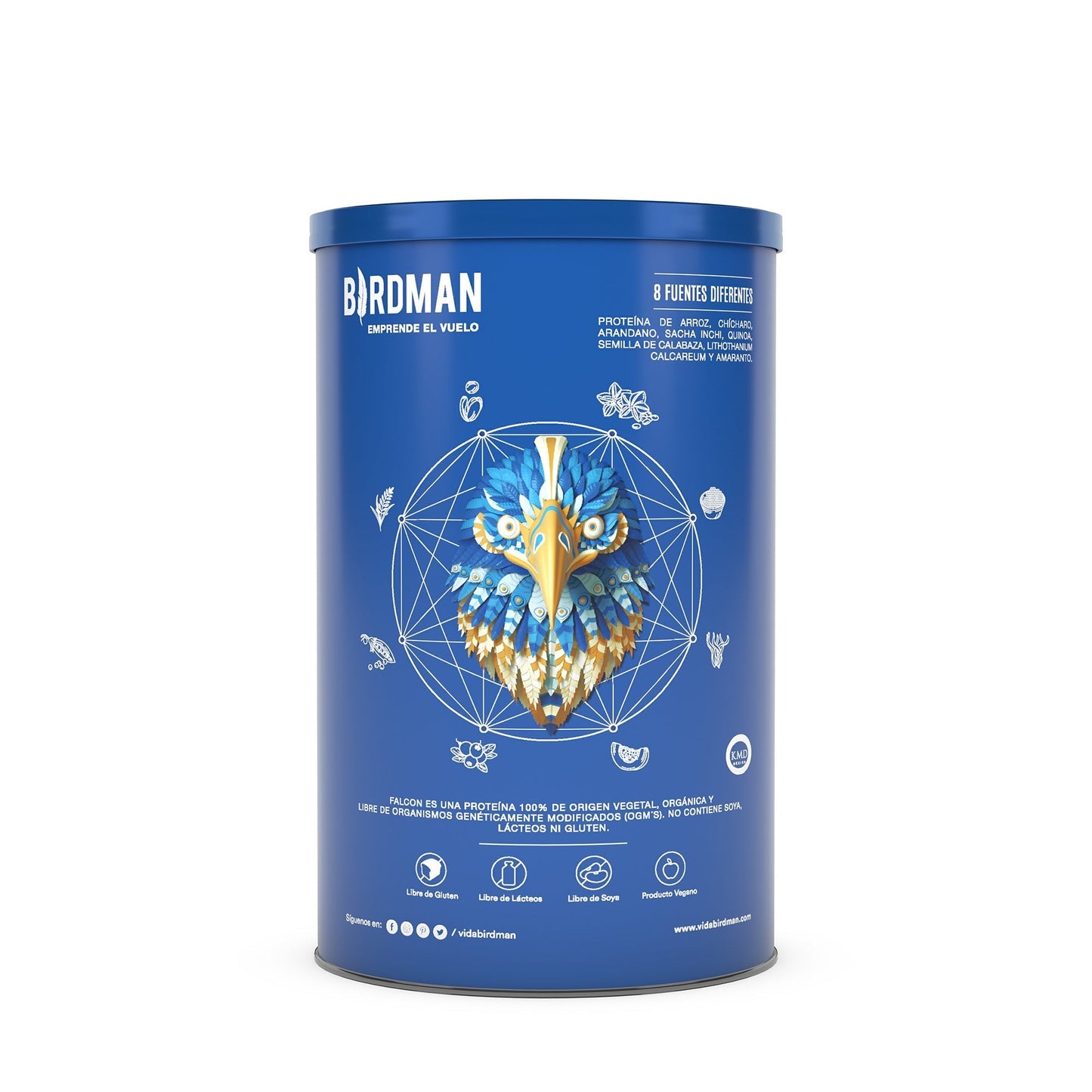 Proteina Vegetal En Polvo Sab Vainilla 510 G (BIRDMAN)