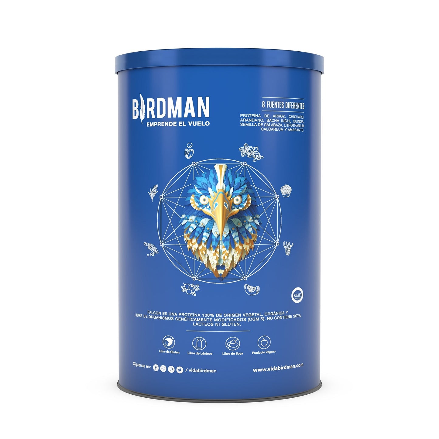 Proteina Vegetal Sabor Vainilla  1.17 Kg (BIRDMAN)