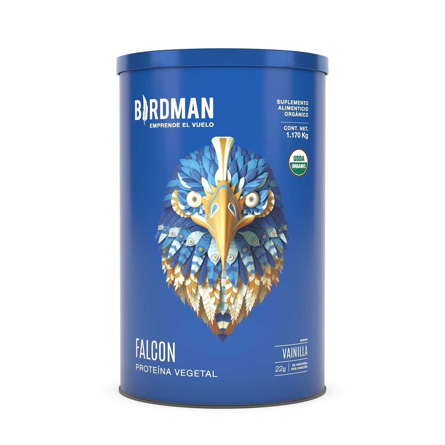 Proteina Vegetal Sabor Vainilla  1.17 Kg (BIRDMAN)