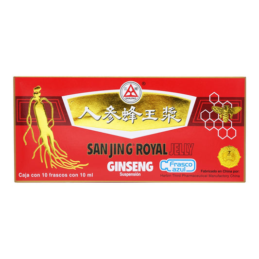 Ginseng Sanjing Royal Jelly 10X10Mililitros (SANJING)