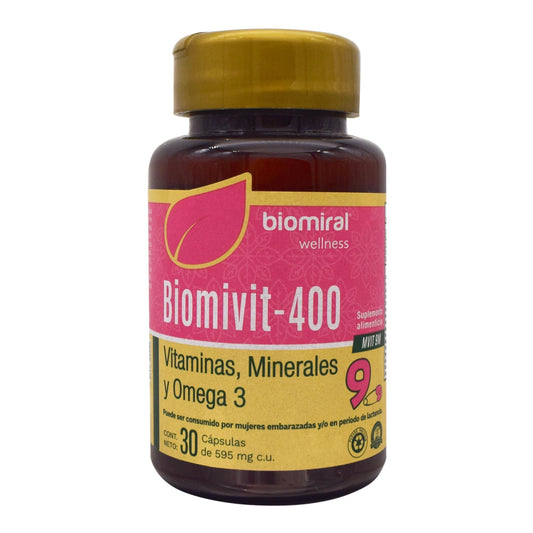 Biomivit 400 30 Cápsulas (BIOMIRAL)