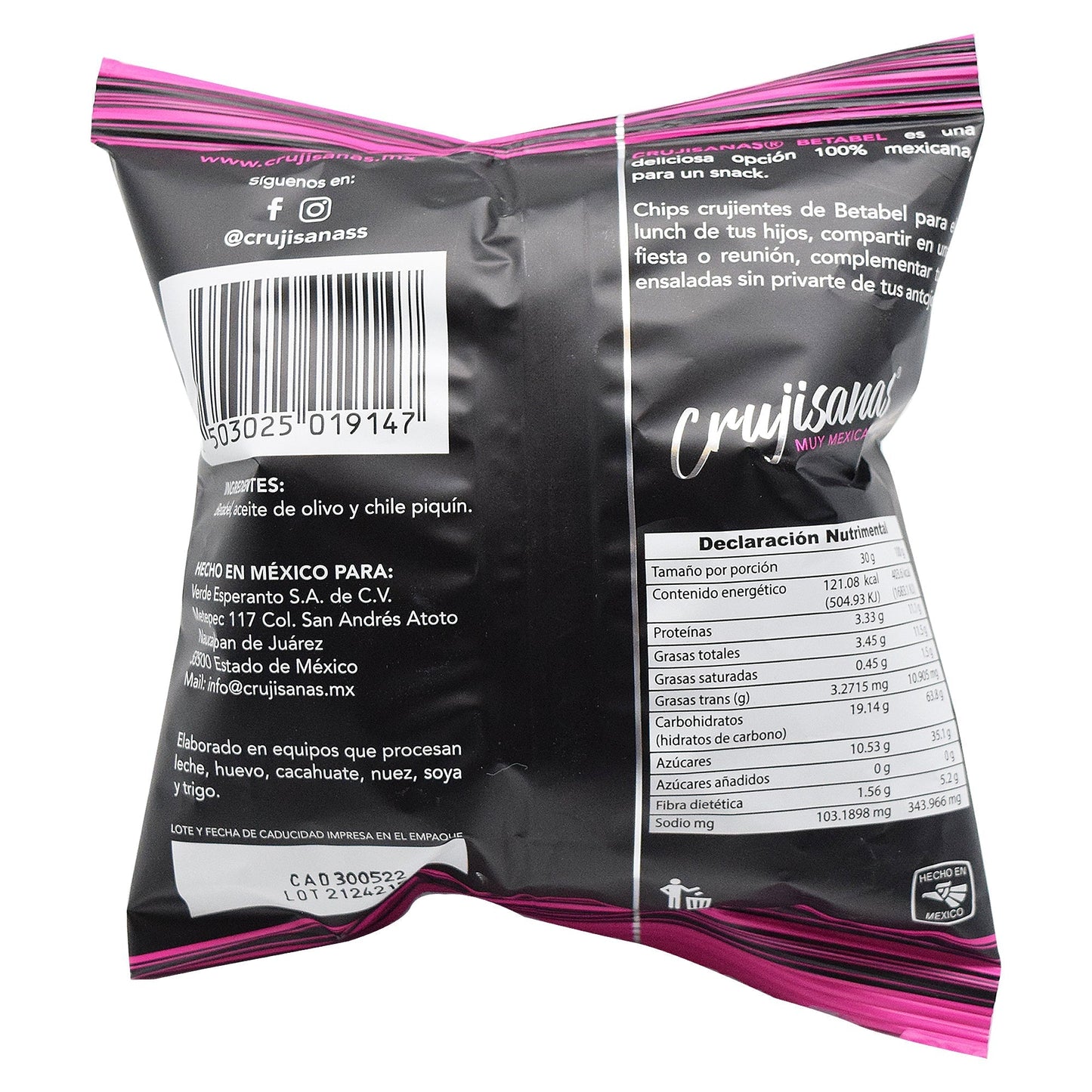 Betabel Enchilado 30 G (CRUJISANAS)
