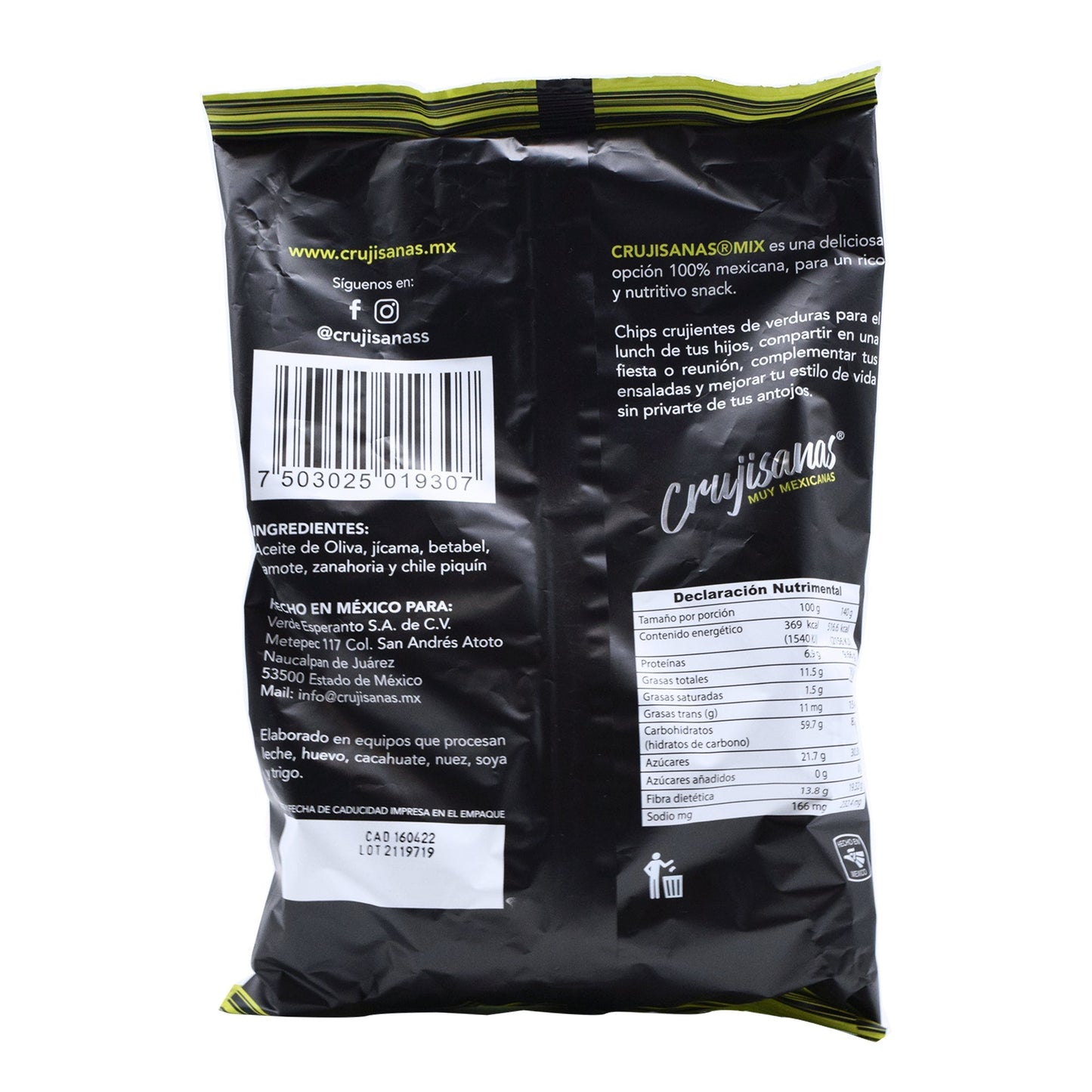 Chips De Verdura 140 G (CRUJISANAS)