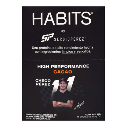 Proteina Vegetal High Performance Cacao 39.5 (PAQUETE 15) (HABITS)
