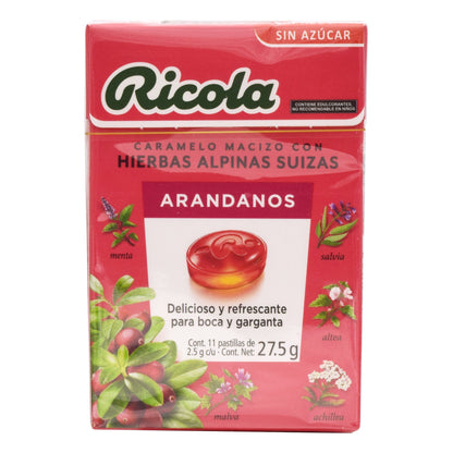 Caramelo Arandano 11 Pz (Paquete 20) (RICOLA)