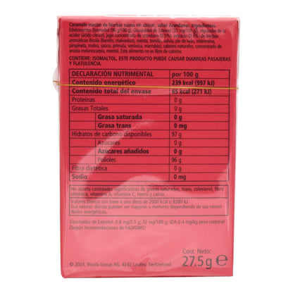 Caramelo Arandano 11 Pz (Paquete 20) (RICOLA)