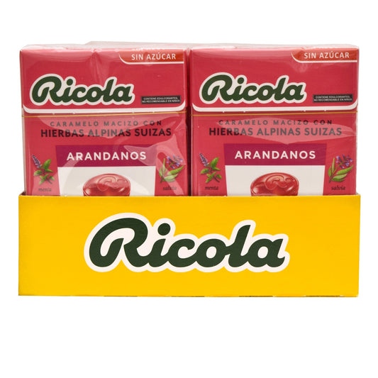 Caramelo Arandano 11 Pz (Paquete 20) (RICOLA)