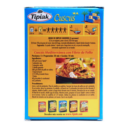 Cous Cous Natural 250 G (TIPIAK)