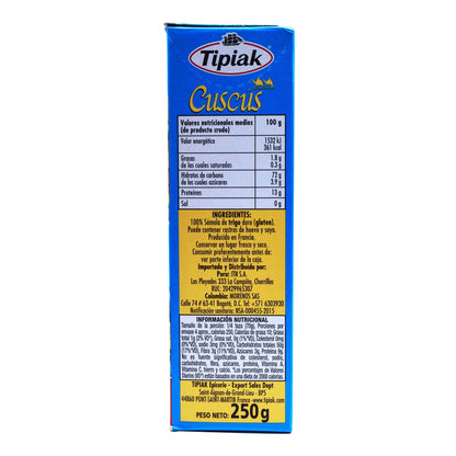 Cous Cous Natural 250 G (TIPIAK)