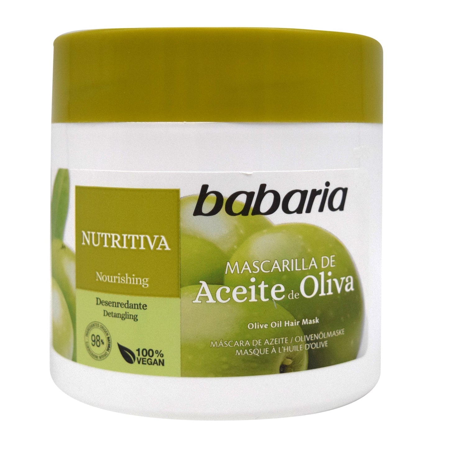 Mascarilla Capilar Aceite De Oliva 400 Mililitros (BABARIA)