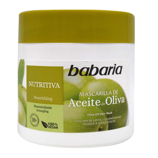 Mascarilla Capilar Aceite De Oliva 400 Mililitros (BABARIA)