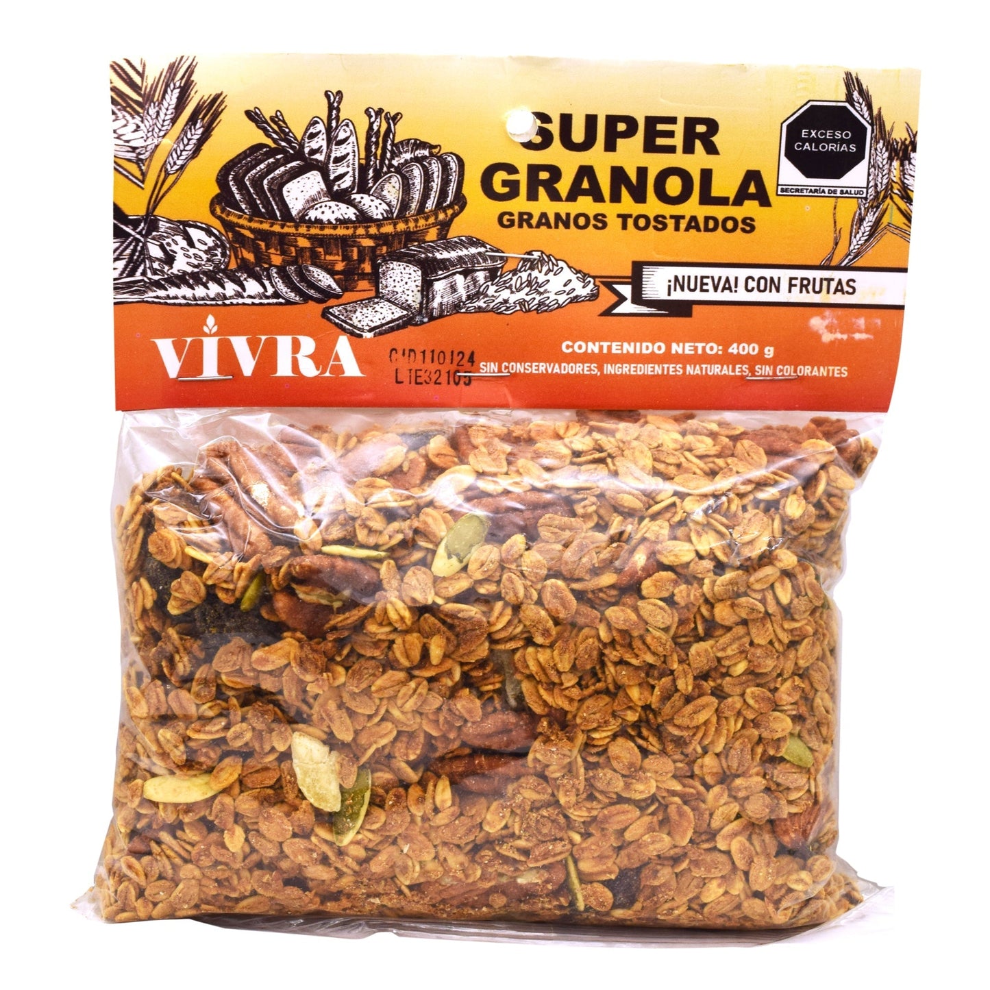 Granola Con Frutas Y Semillas 400 G (VIVRA)