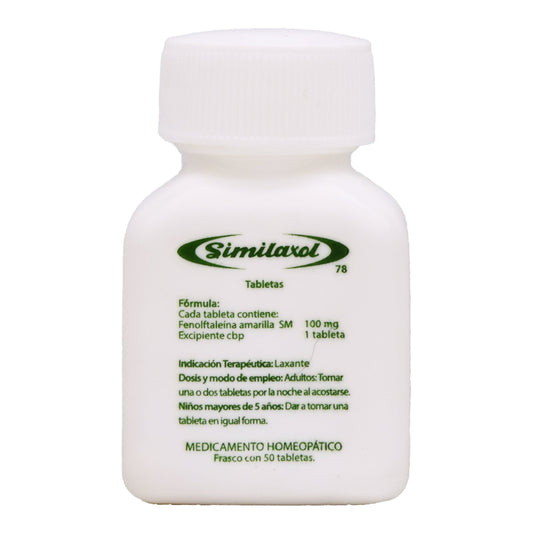 Similaxol 50 Tabletas SIMILIA – Detox natural