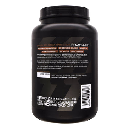 Proteina De Soya Chocolate Al 90 Por Ciento 1200 G (PROWINNER)