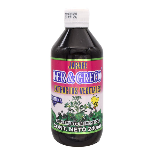 Fer Y Greco Extracto Vegetal Vit C 240 Mililitros (FUERZA Y VIDA)