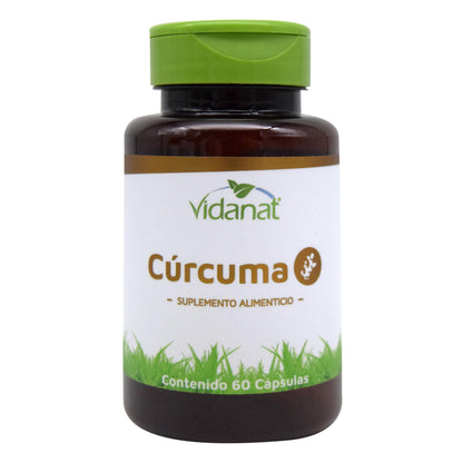 Cúrcuma 60 Cápsulas – Antiinflamatorio natural, articulaciones y digestión saludable